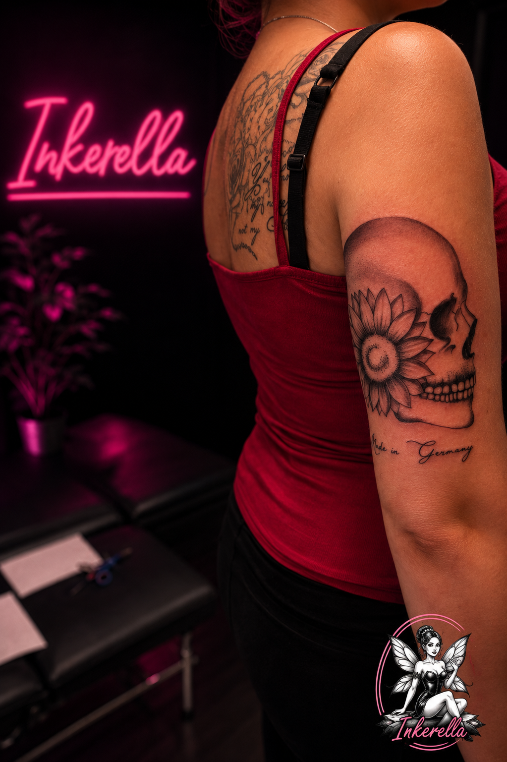 Neo Traditional Portrait als Tattoo-Motiv